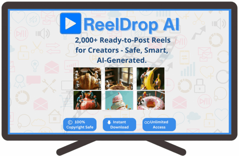 ReelDrop AI Mockup