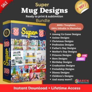 Mug designs bundle